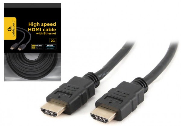 CC-HDMI4-20M Gembird HDMI kabl v.2.0 ethernet support 3D/4K TV 20m