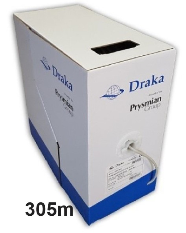 DRAKA Kabl mrezni UC300 AWG24 Cat.5e U/UTP PVC, BAKARNI, Pun presek 305m 4