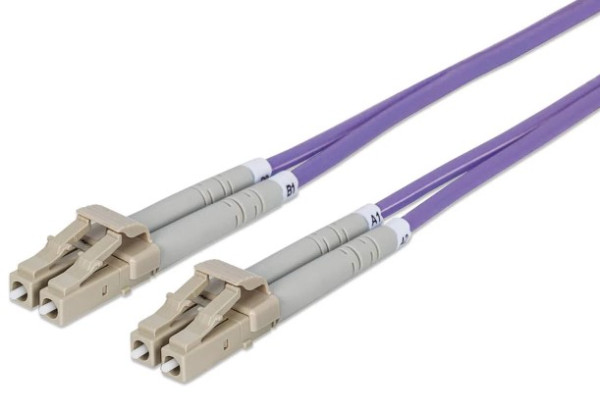 FO LC/UPC - LC/UPC MM 2M OM4 DX Purple