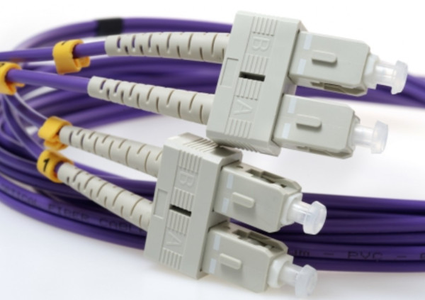 FO SC/UPC - SC/UPC MM 3M OM4 DX Purple