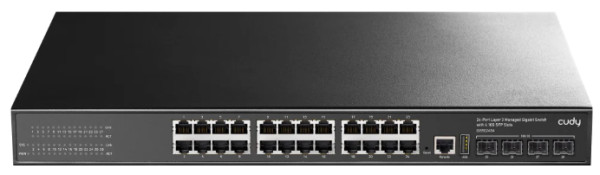 Cudy GS5024S4 24-Port Layer 3 Managed Gigabit Switch with 4 10G SFP Slots