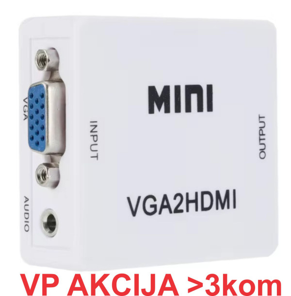 A-VGA-HDMI-Mini ** Gembird input VGA to HDMI  (902) (289)