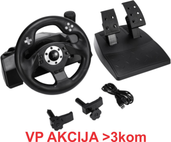 STR-M-40 **Gembird 7-in-1 RACEMASTER  racing wheel (PC/PS3/PS4/XBOX360/XBOXONE/SWITCH/ANDROID)(5599)