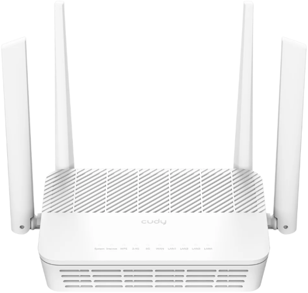 Cudy WR3000S, AX3000 10/100/100M Gigabit Mesh Wi-Fi 6 Router 2,4/5Ghz White