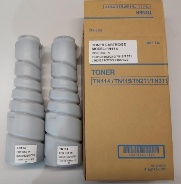 TONER za Minoltu FORUSE DI152 TN114, TN-114 1/2 FORUSE MNTNK152C (pakovanje sadrzi 2boce)