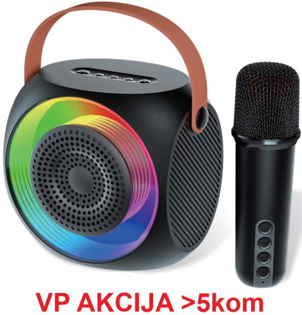 SPK-L2 ** Gembird Bluetooth zvucnik RGB, 10W, 1800mAh, microSD, AUX + mikrofon 500mAh (1360)