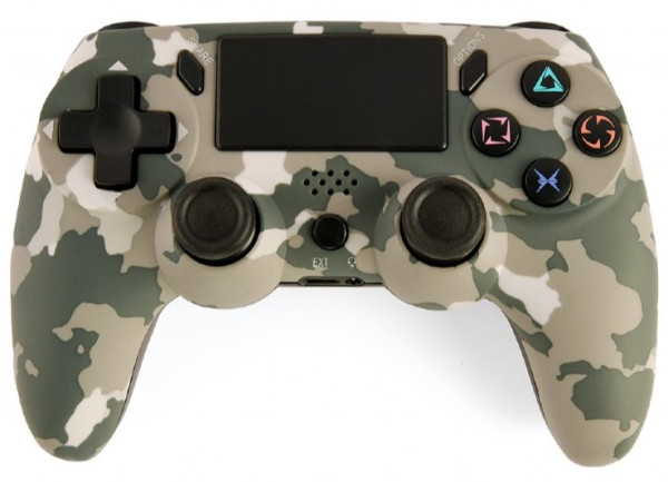 JPD-PS4BT-01-CM Gembird PC/PS4 Bezicni gamepad sa dvostrukom vibracijom, Camo