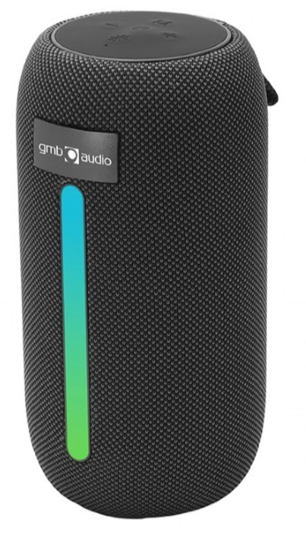 SPK-BT-LED-07 Gembird Portable Bluetooth LED speaker, 5W, BT, FM, USB, Handsfree, Black