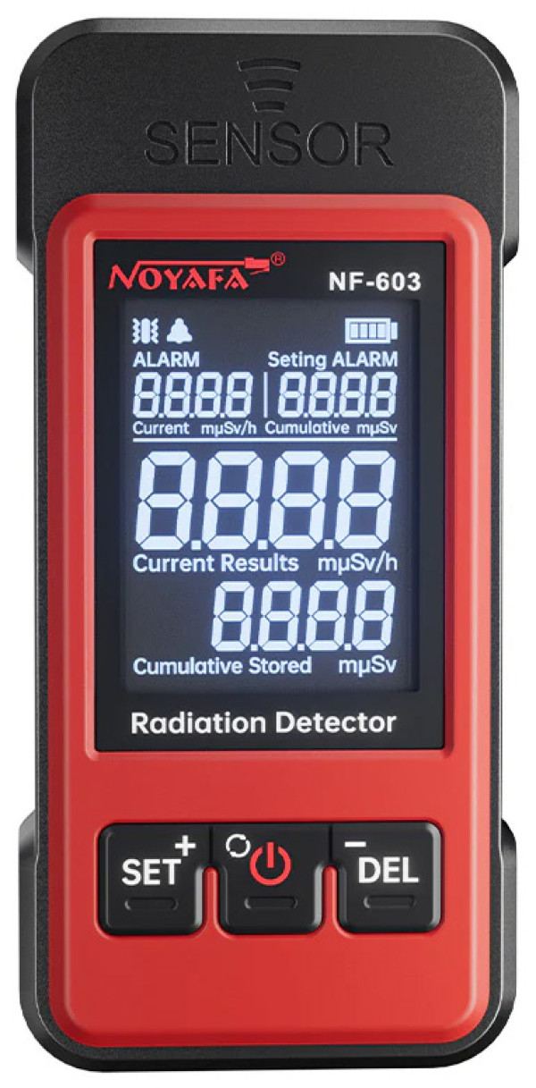 NOYAFA NF-603 Detektor radijaci - visoka osetljivost, detekcija više zraka, prenosivi