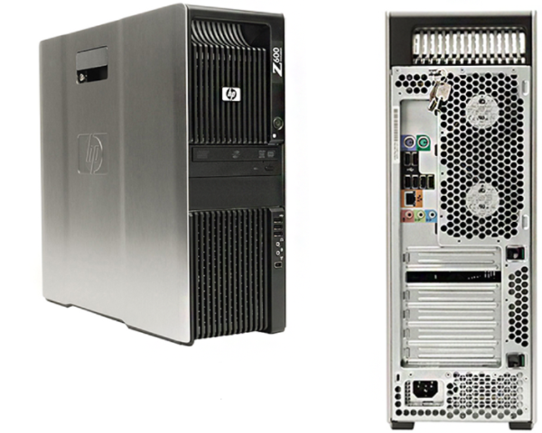 HP WORKSTATION TOWER 2XINTEL XEON E5620 2,4GHZ 8G, 512SSD, NVIDIA QUADRO NVS295,REFABRIKOVANO