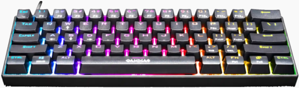 Tastatura Gamdias Hermes E3 RGB mehanička, crna, blue switch